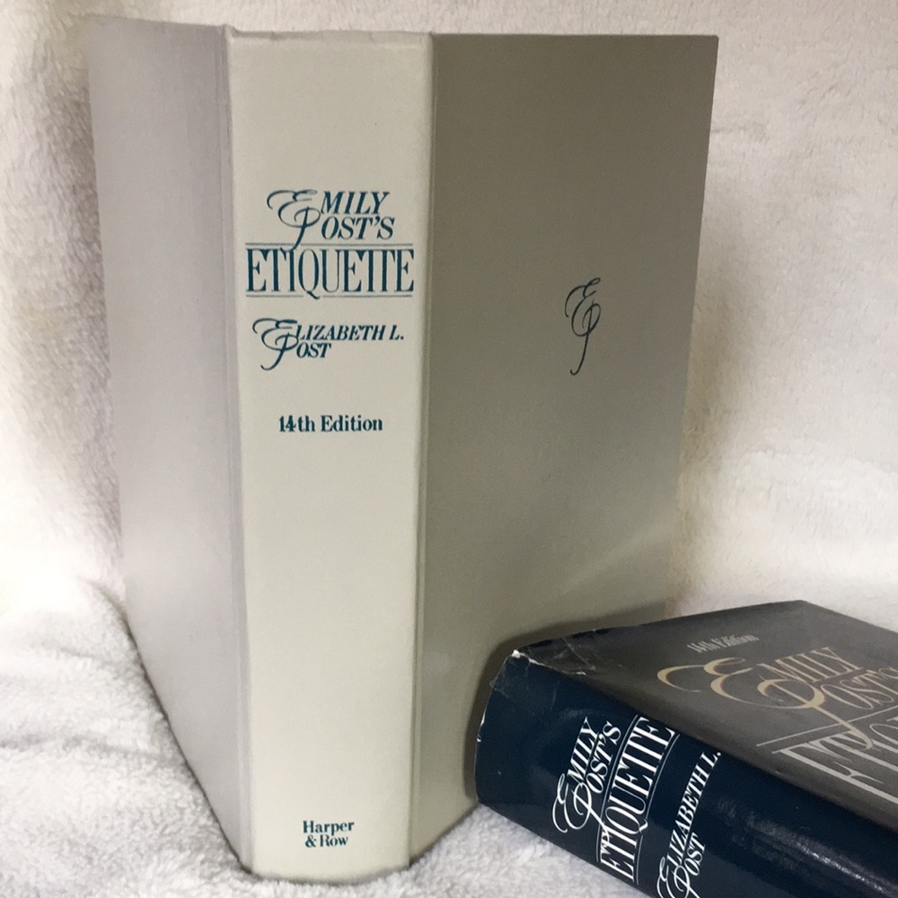 Emily Post's Etiquette Hardcover Book Guide to Modern Manners 14th edition